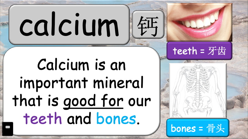 Grade 5-6 - ESL Lesson - Nutrients and Food Groups - Part 1 - PowerPoint Lesson