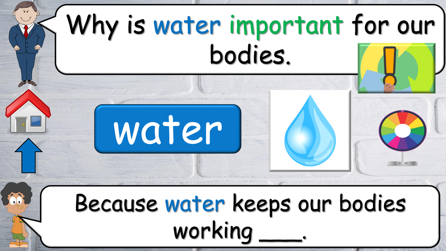 Grade 5-6 - ESL Lesson - Nutrients and Food Groups - Part 1 - PowerPoint Lesson