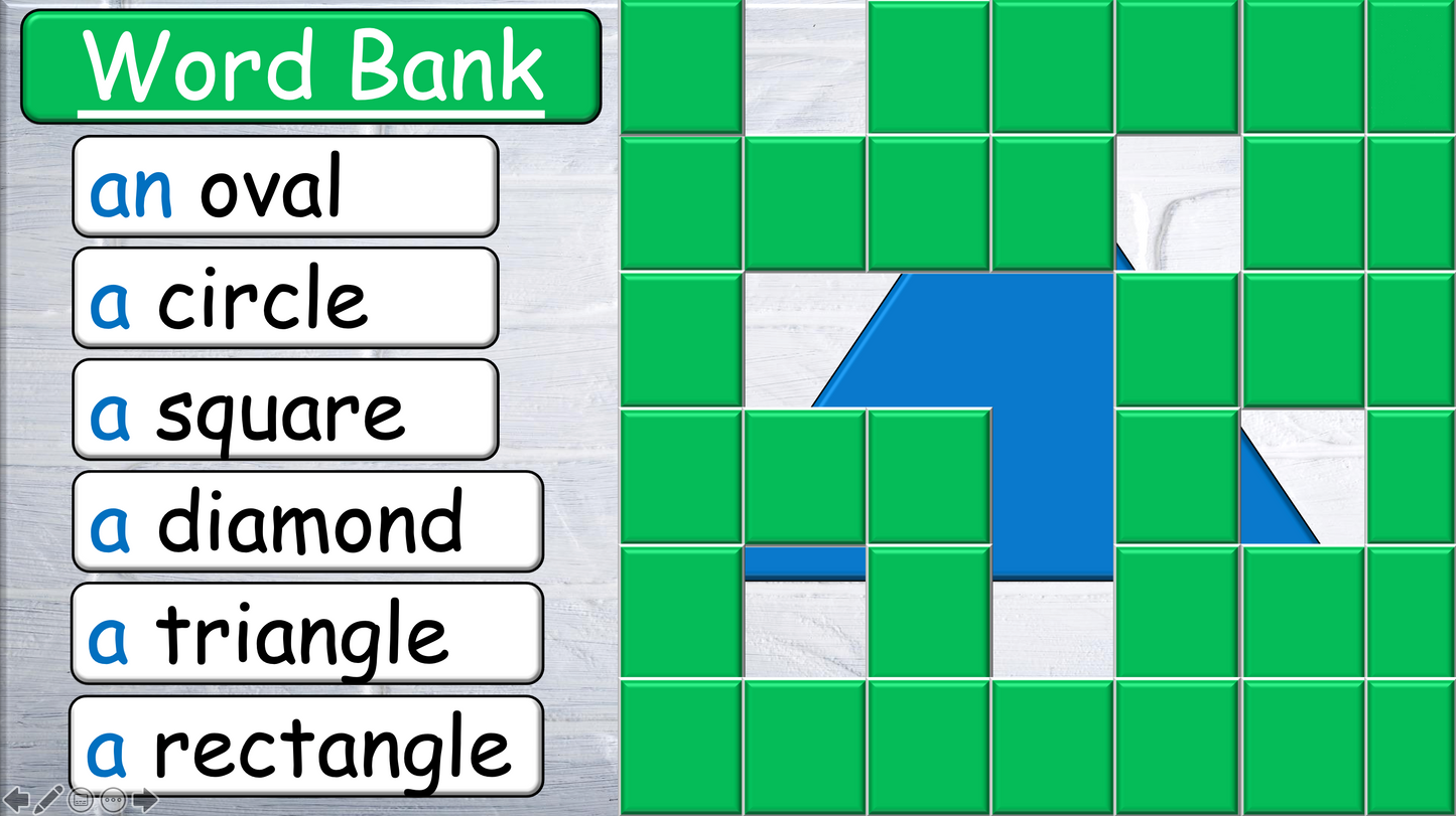 Grade 1-2 - ESL Lesson - Shapes and Plurals (Want) - PowerPoint Lesson