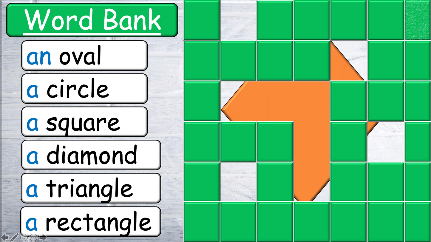 Grade 1-2 - ESL Lesson - Shapes (plurals/want) - PowerPoint Lesson