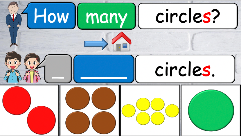Grade 1-2 - ESL Lesson - Shapes and Plurals (Want) - PowerPoint Lesson