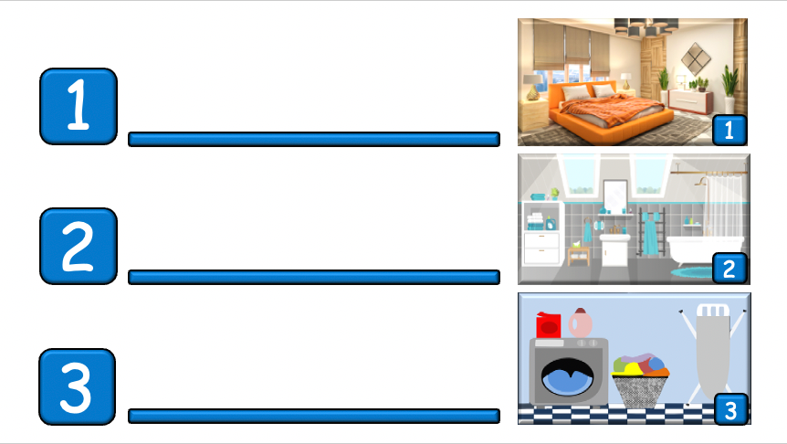 Grade 2-3 - ESL Lesson - My Family + At Home - Part 1 and 2 - 3 PowerPoint COMBO