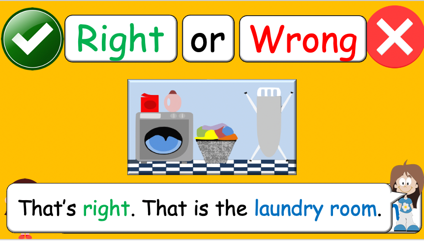 Grade 2-3 - ESL Lesson - At Home - Part 1 and 2 COMBO - 2 PowerPoints