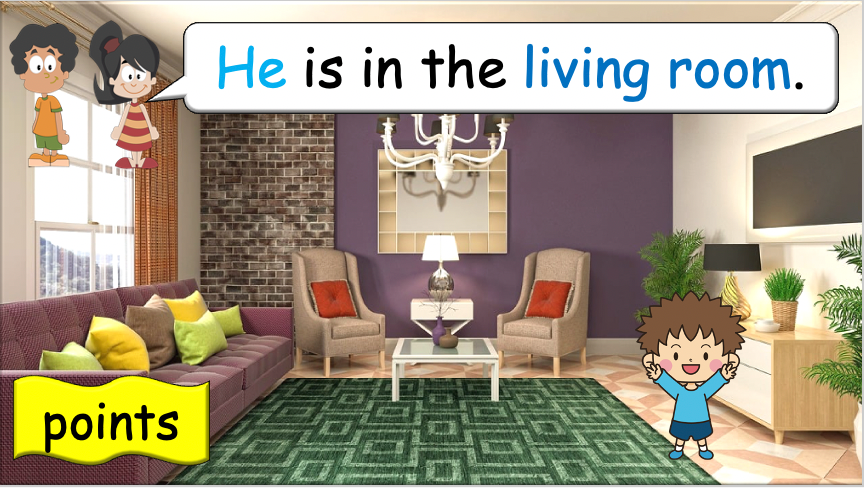 Grade 2-3 - ESL Lesson - At Home - Part 1 and 2 COMBO - 2 PowerPoints