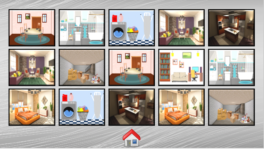 Grade 2-3 - ESL Lesson - At Home - Part 1 and 2 COMBO - 2 PowerPoints
