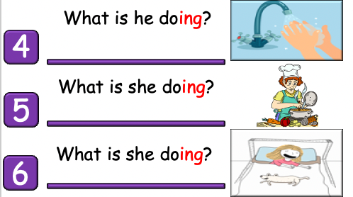 Grade 2-3 - ESL Lesson - At Home - Part 2 - Actions in each room