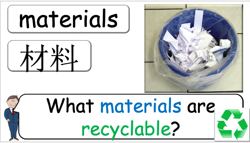 Grade 4-6 - ESL Lesson - Recycling - PowerPoint Lesson