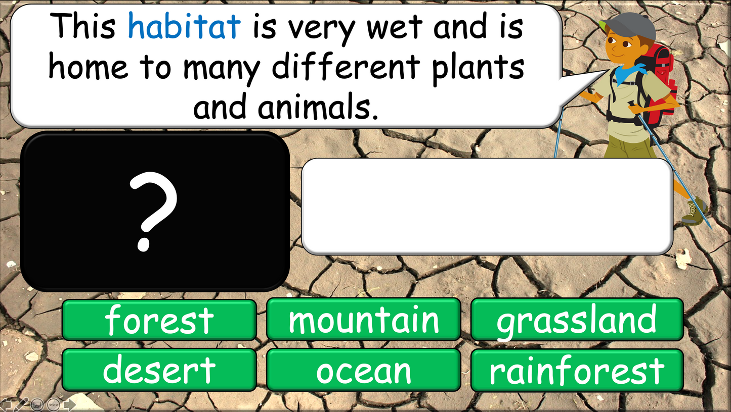 Grade 3-4 - ESL Lesson - Habitats and Wild Animals - Part 1