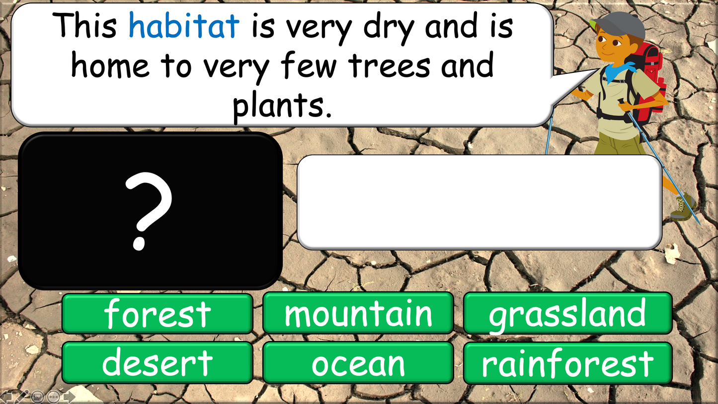 Grade 3-4 - ESL Lesson - Habitats and Wild Animals - Part 1