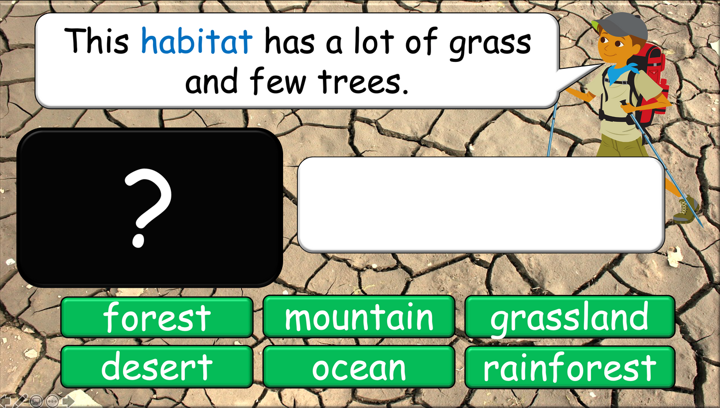 Grade 3-4 - ESL Lesson - Habitats and Wild Animals - Part 1