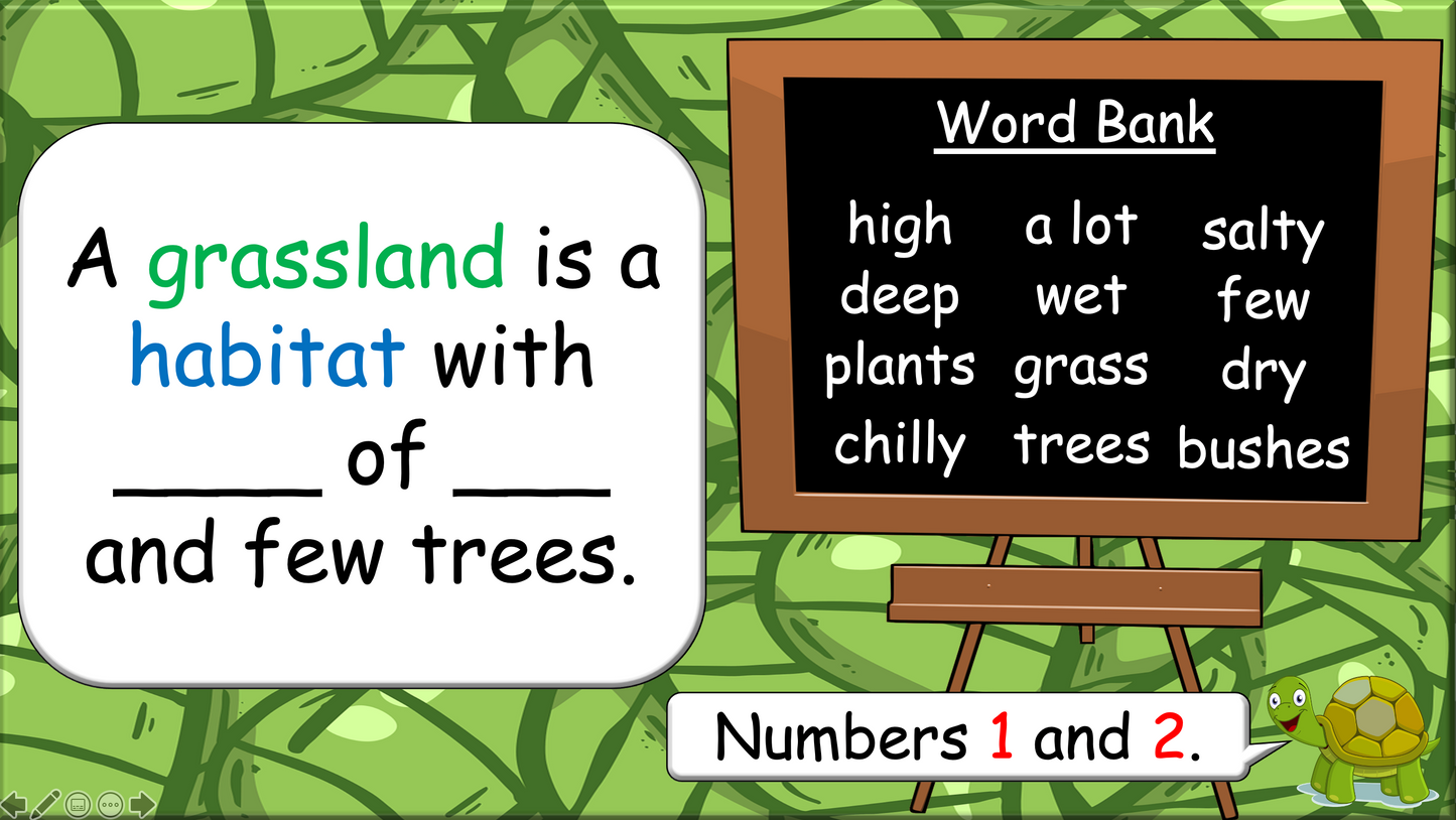 Grade 3-4 - ESL Lesson - Habitats and Wild Animals - Part 1