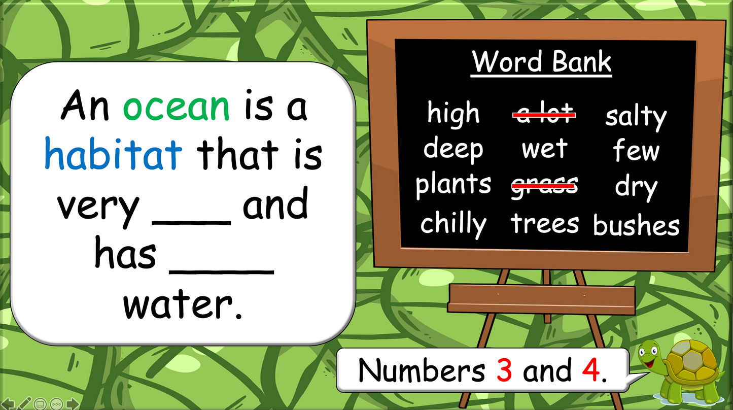 Grade 3-4 - ESL Lesson - Habitats and Wild Animals - Part 1