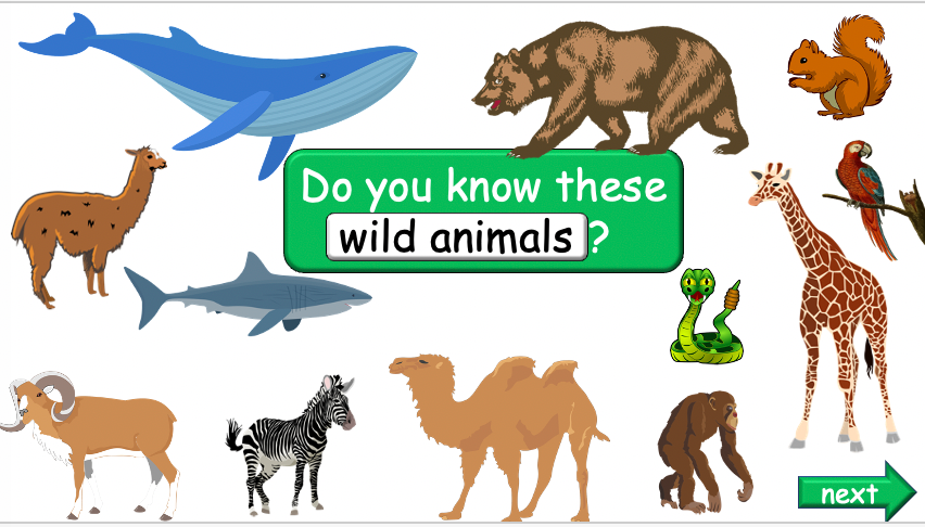 Grade 3-4 - ESL Lesson - Habitats and Wild Animals - Part 2
