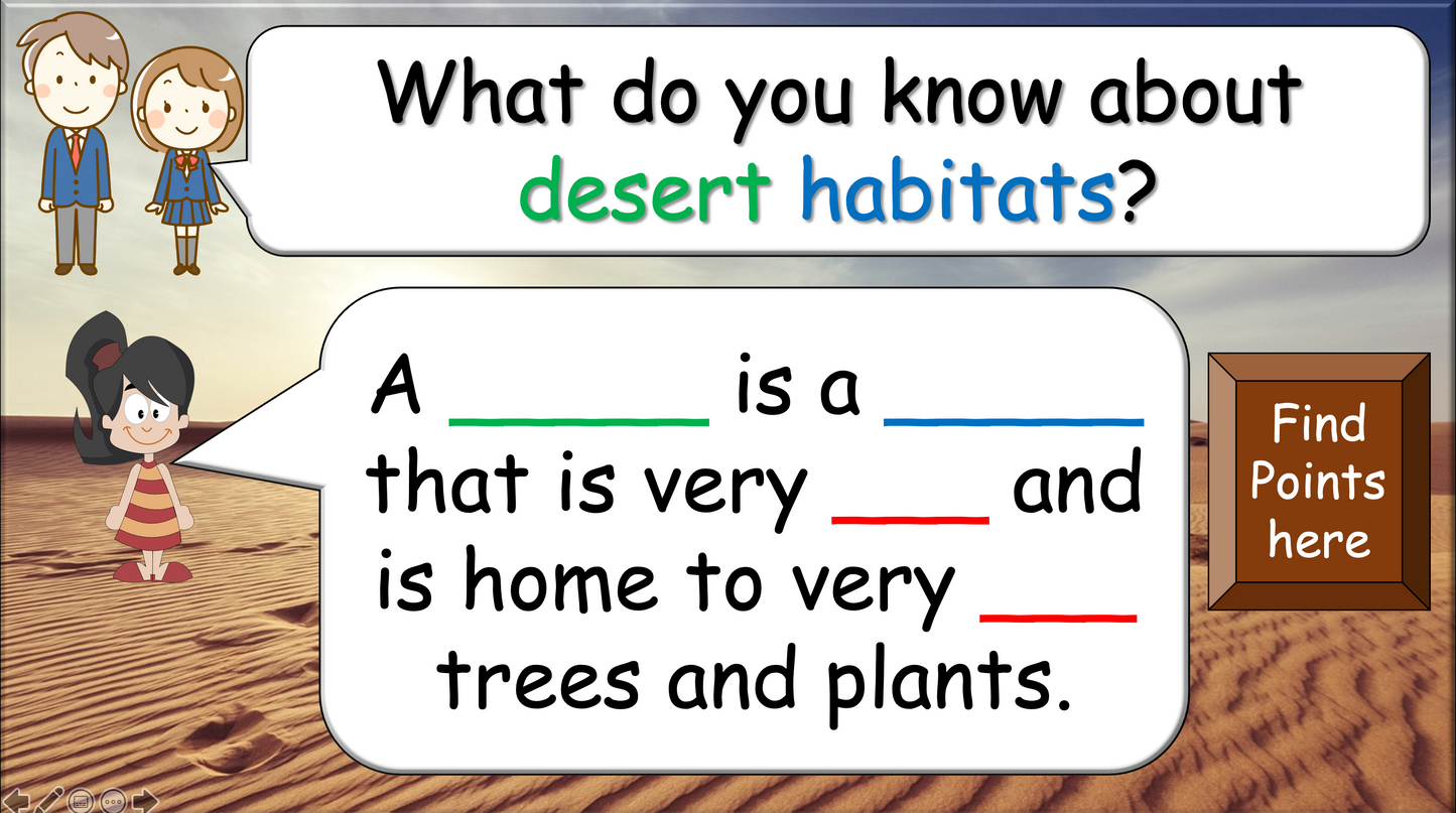 Grade 3-4 - ESL Lesson - Habitats and Wild Animals - Part 2