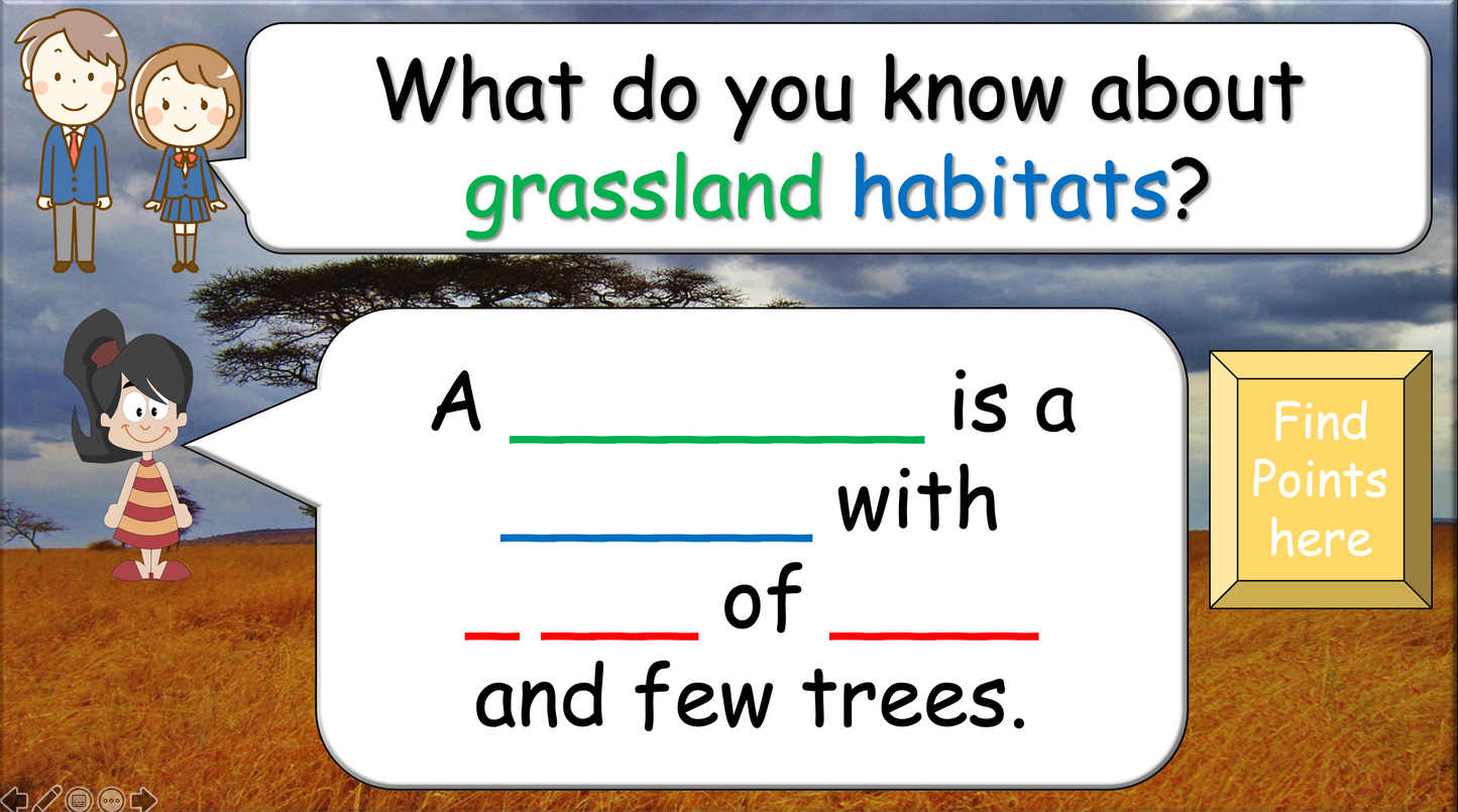 Grade 3-4 - ESL Lesson - Habitats and Wild Animals - Part 2