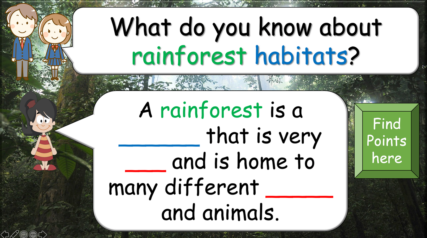 Grade 3-4 - ESL Lesson - Habitats and Wild Animals - Part 2