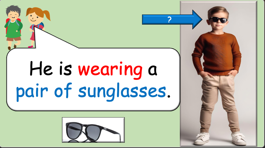 Grade 2-4 - ESL Lesson - Clothing / What are you wearing today? - PowerPoint Lesson
