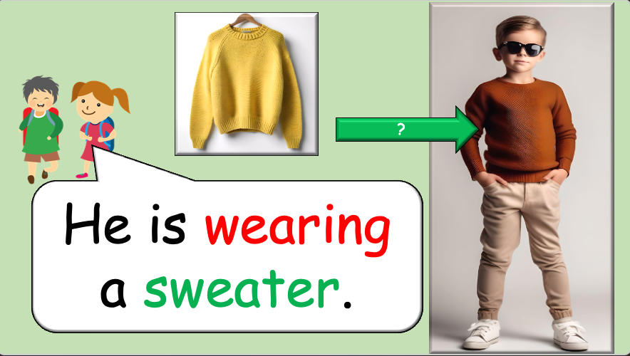 Grade 2-4 - ESL Lesson - Clothing / What are you wearing today? - PowerPoint Lesson