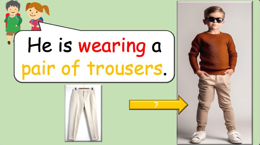 Grade 2-4 - ESL Lesson - Clothing / What are you wearing today? - PowerPoint Lesson