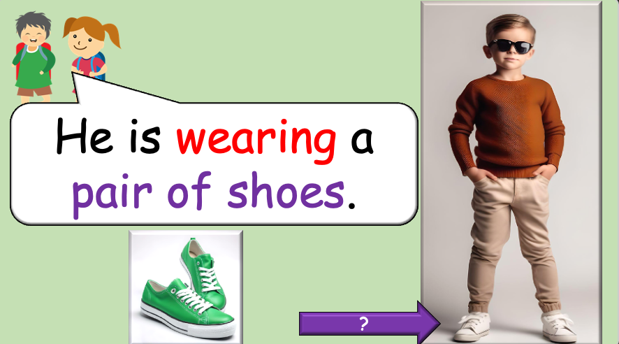 Grade 2-4 - ESL Lesson - Clothing / What are you wearing today? - PowerPoint Lesson