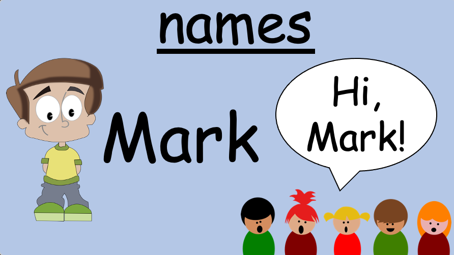 Grade 1 - Semester 1 - Week 02 - Greetings - What is your name? - ESL PowerPoint Lesson