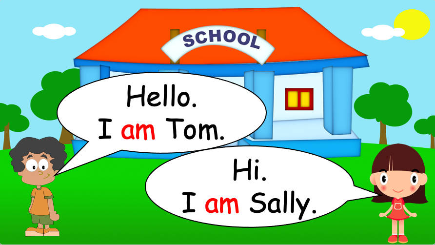 Grade 1 - Semester 1 - Week 02 - Greetings - What is your name? - ESL PowerPoint Lesson
