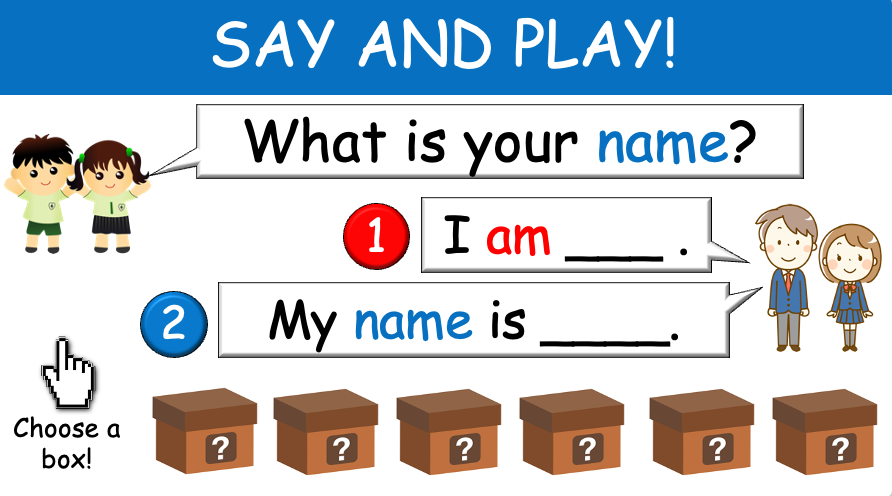 Grade 1 - Semester 1 - Week 02 - Greetings - What is your name? - ESL PowerPoint Lesson