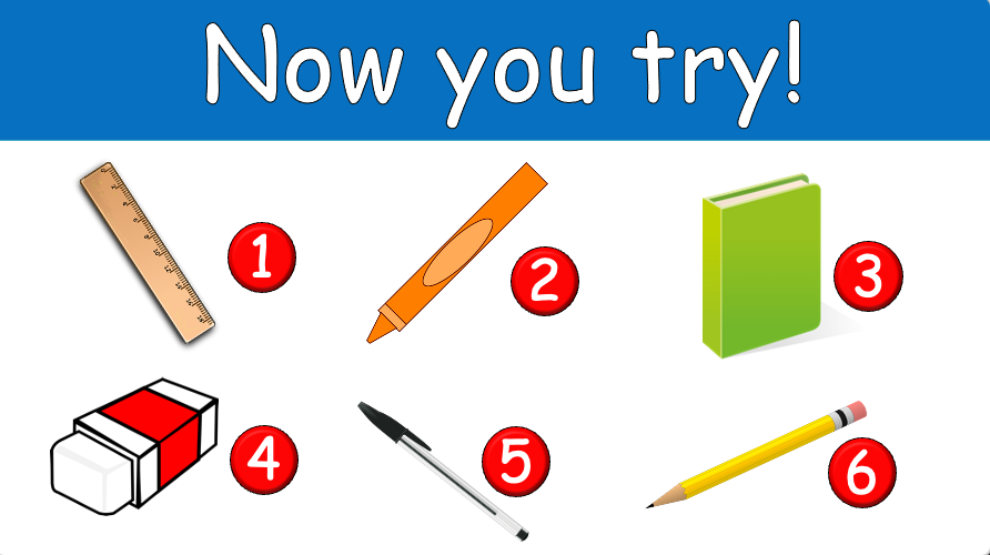 Grade 1 - Semester 1 - Week 05 - Classroom Objects - ESL PowerPoint Lesson