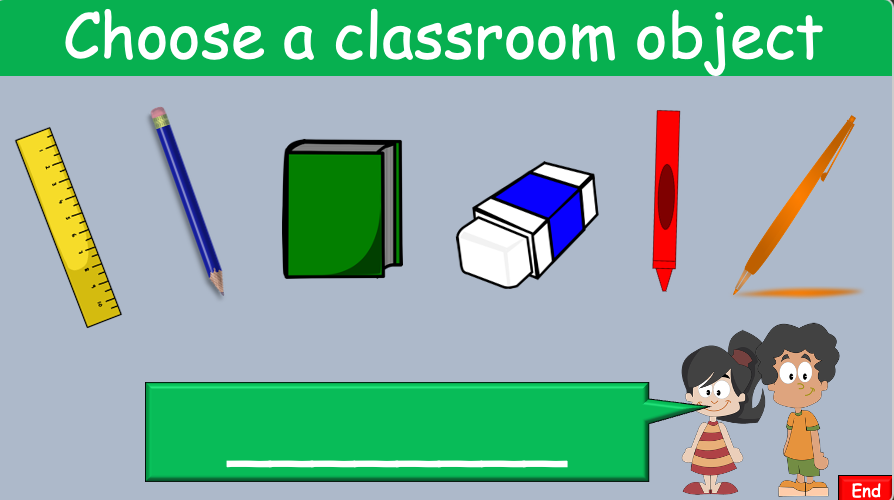 Grade 1 - Semester 1 - Week 05 - Classroom Objects - ESL PowerPoint Lesson