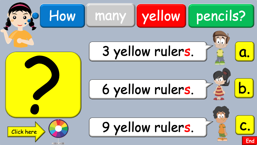 Grade 1 - Semester 1 - Week 05 - Classroom Objects - ESL PowerPoint Lesson