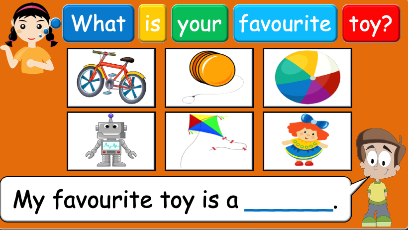 Grade 1 - Semester 1 - Week 06 - Favourite Toys - ESL PowerPoint Lesson