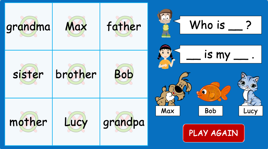 Grade 1 - Semester 1 - Week 08 - My Family 1 - ESL PowerPoint Lesson