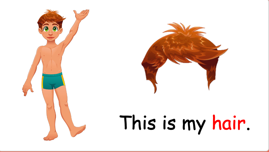 Grade 1 - Semester 1 - Week 10 - My Body 1 - ESL PowerPoint Lesson