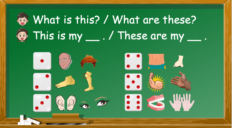 Grade 1 - Semester 1 - Week 10 - My Body 1 - ESL PowerPoint Lesson