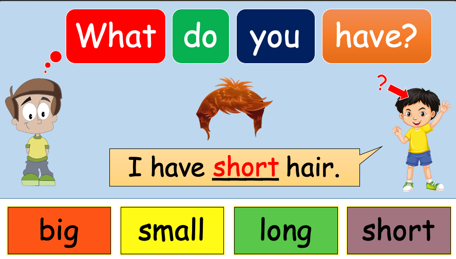 Grade 1 - Semester 1 - Week 11 - My Body 2 - ESL PowerPoint Lesson