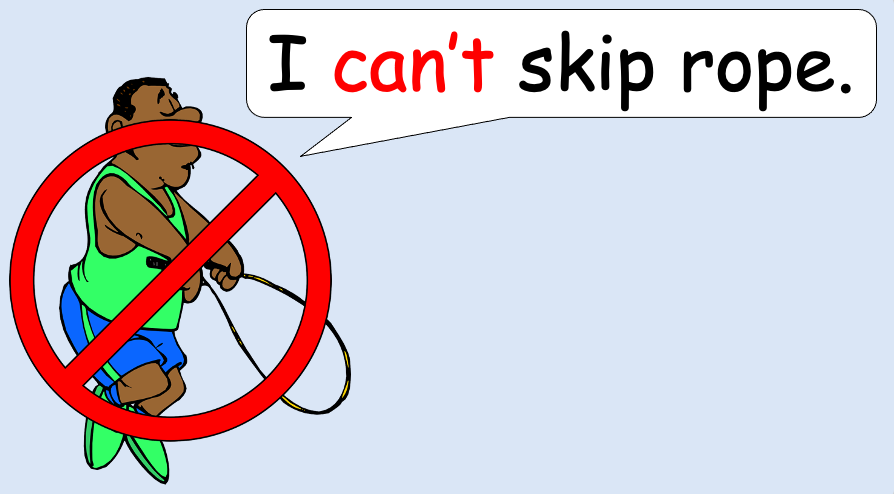 Grade 1 - Semester 1 - Week 13 - What can't you do? - ESL PowerPoint Lesson