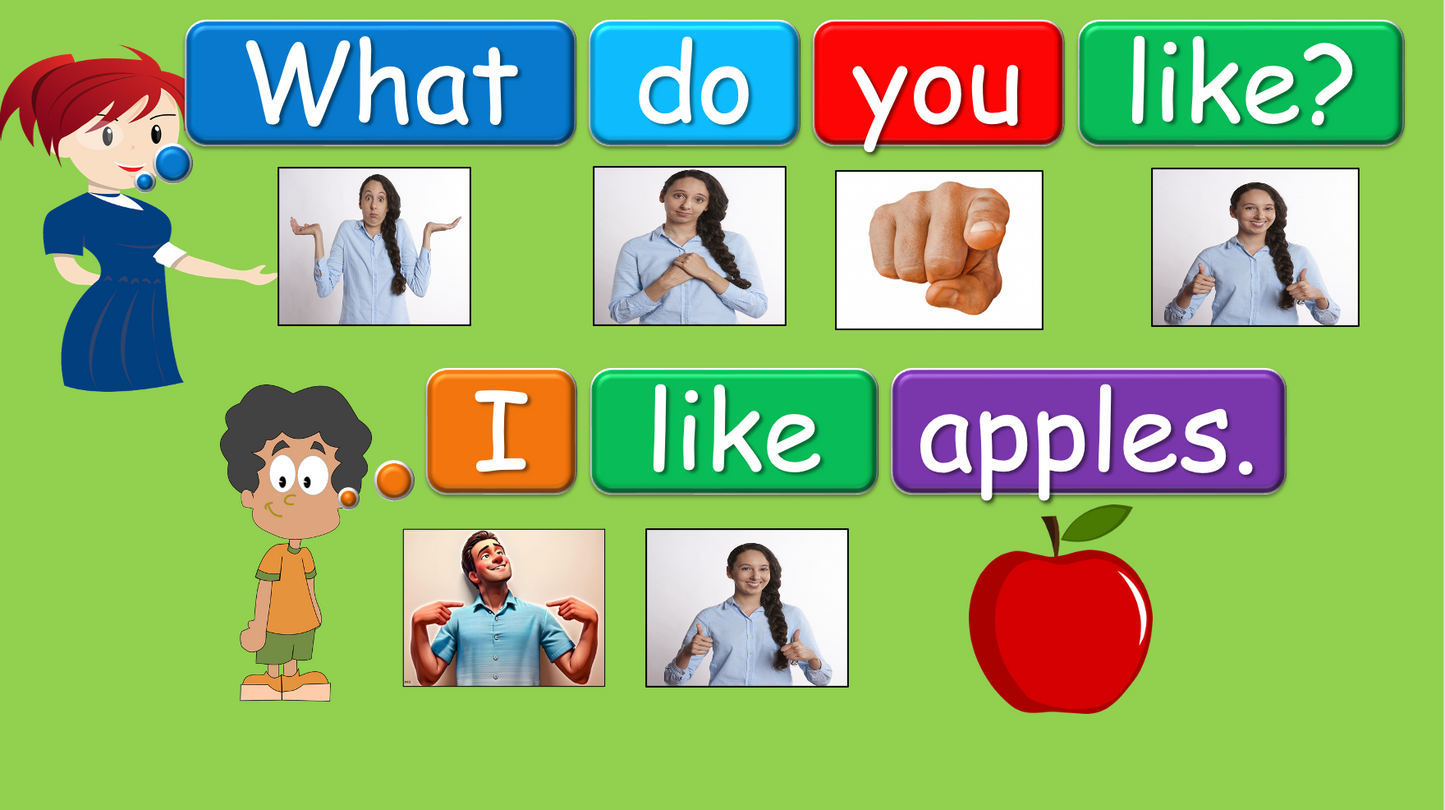 Grade 1 - Semester 1 - Week 14 - Food - ESL PowerPoint Lesson