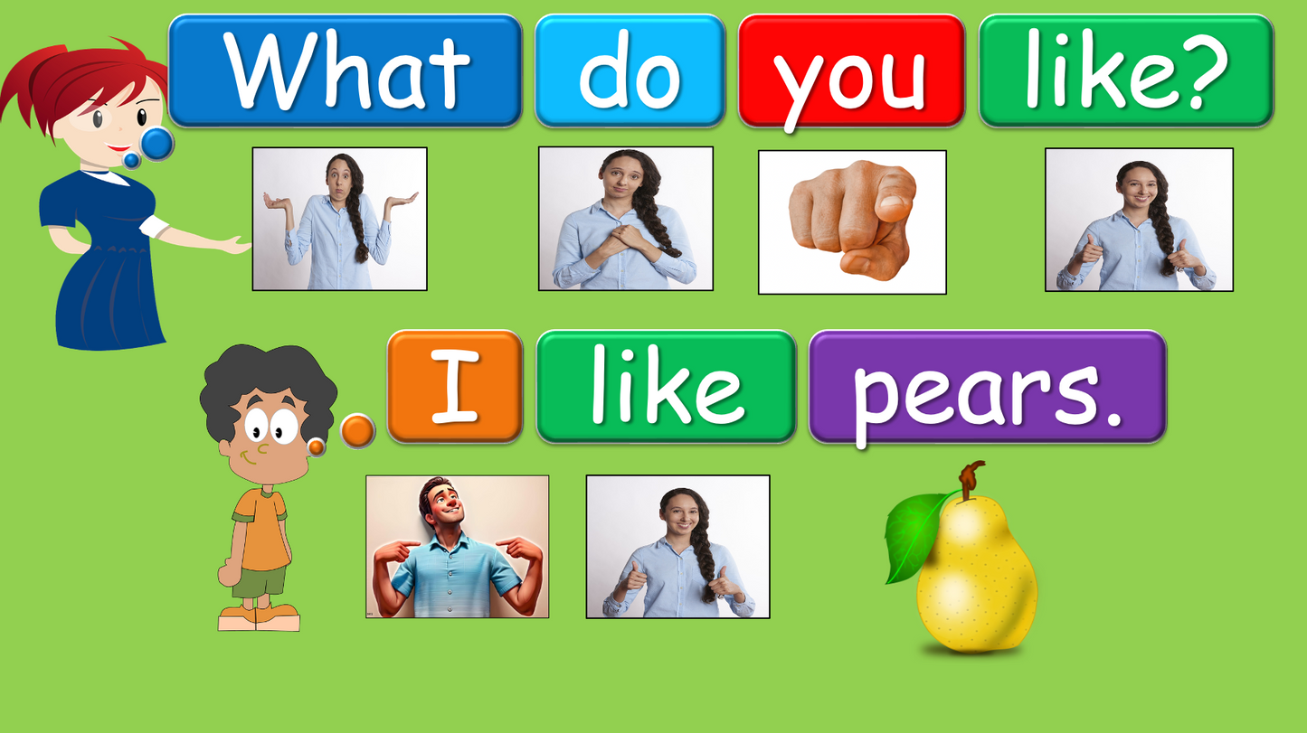 Grade 1 - Semester 1 - Week 14 - Food - ESL PowerPoint Lesson