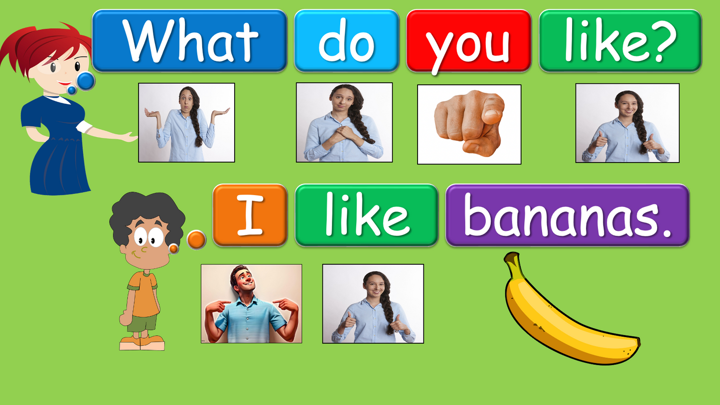 Grade 1 - Semester 1 - Week 14 - Food - ESL PowerPoint Lesson