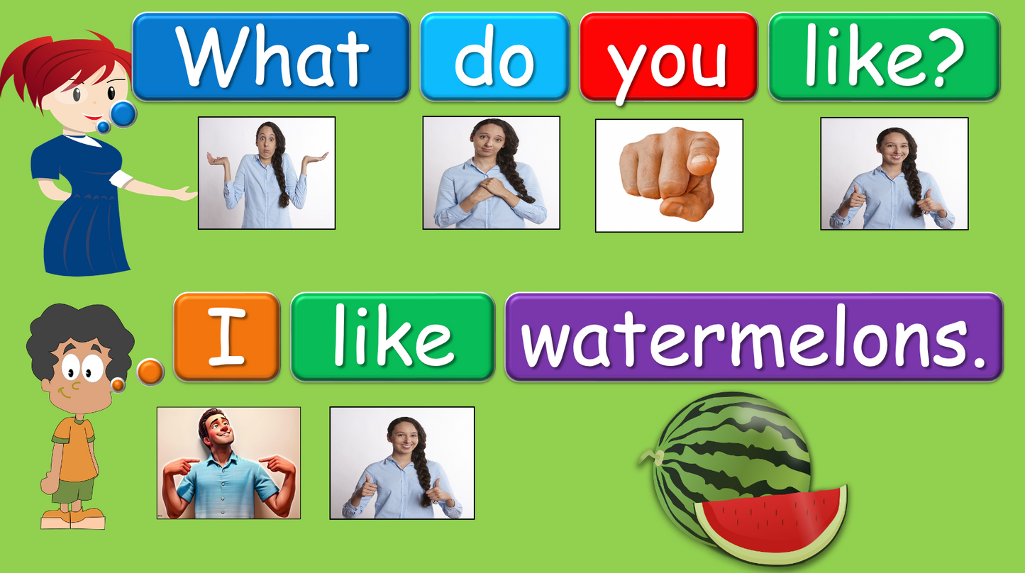 Grade 1 - Semester 1 - Week 14 - Food - ESL PowerPoint Lesson