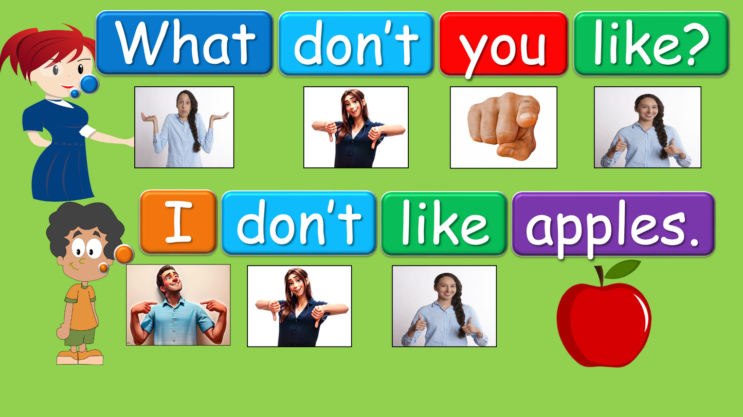 Grade 1 - Semester 1 - Week 14 - Food - ESL PowerPoint Lesson