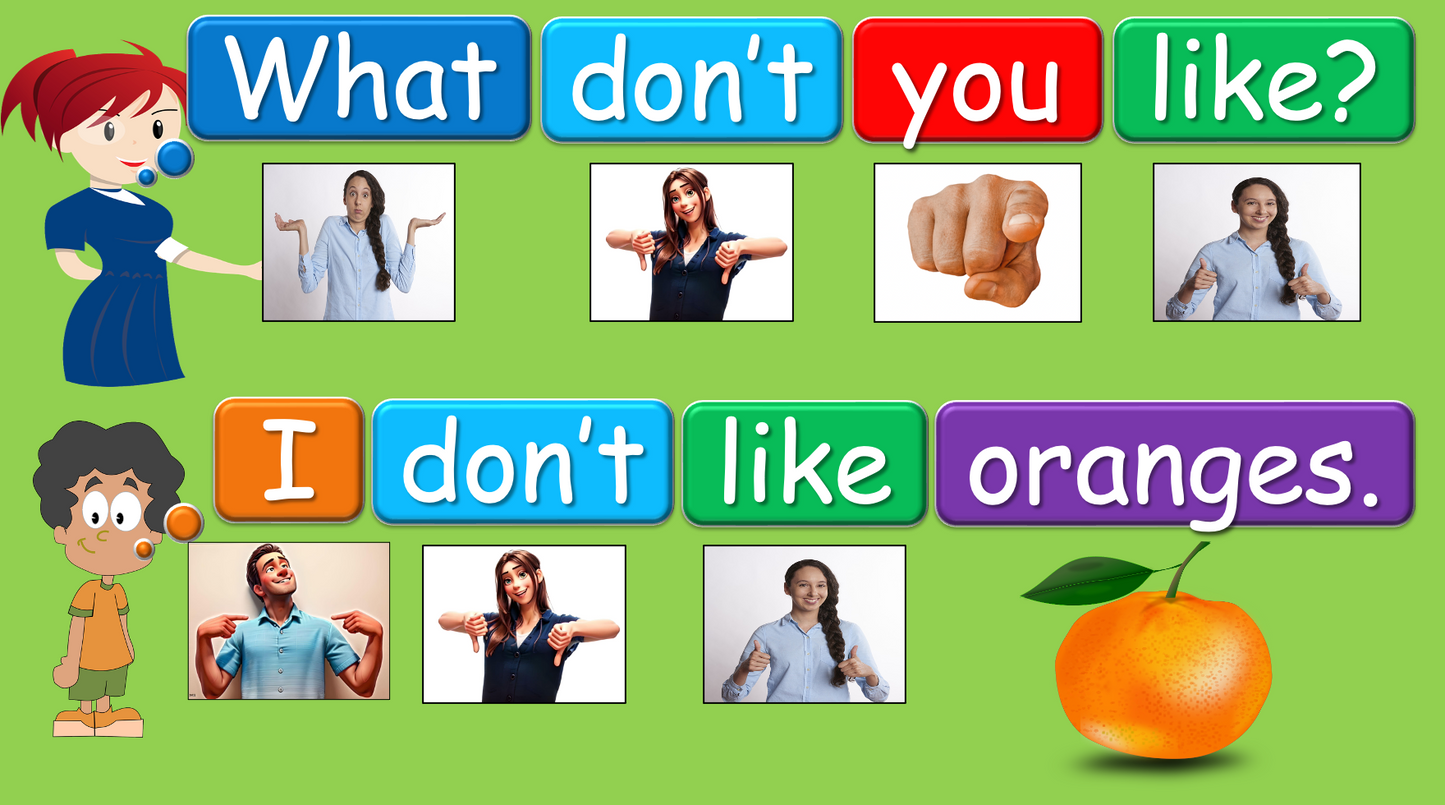 Grade 1 - Semester 1 - Week 14 - Food - ESL PowerPoint Lesson