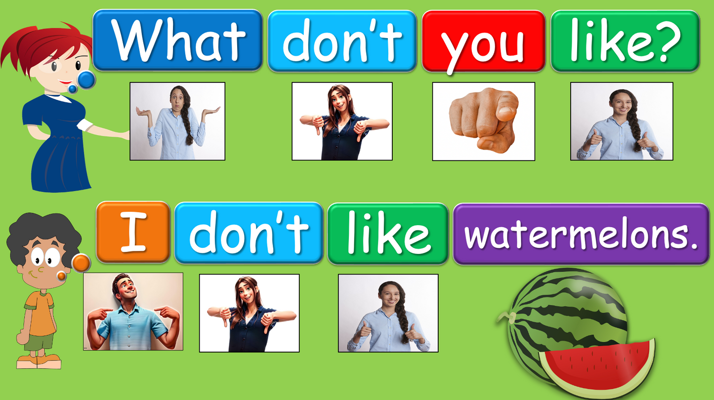 Grade 1 - Semester 1 - Week 14 - Food - ESL PowerPoint Lesson