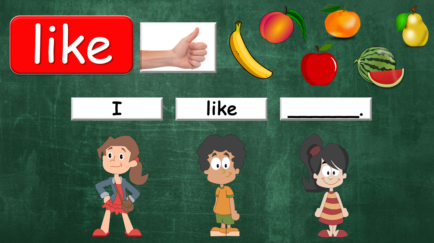 Grade 1 - Semester 1 - Week 14 - Food - ESL PowerPoint Lesson