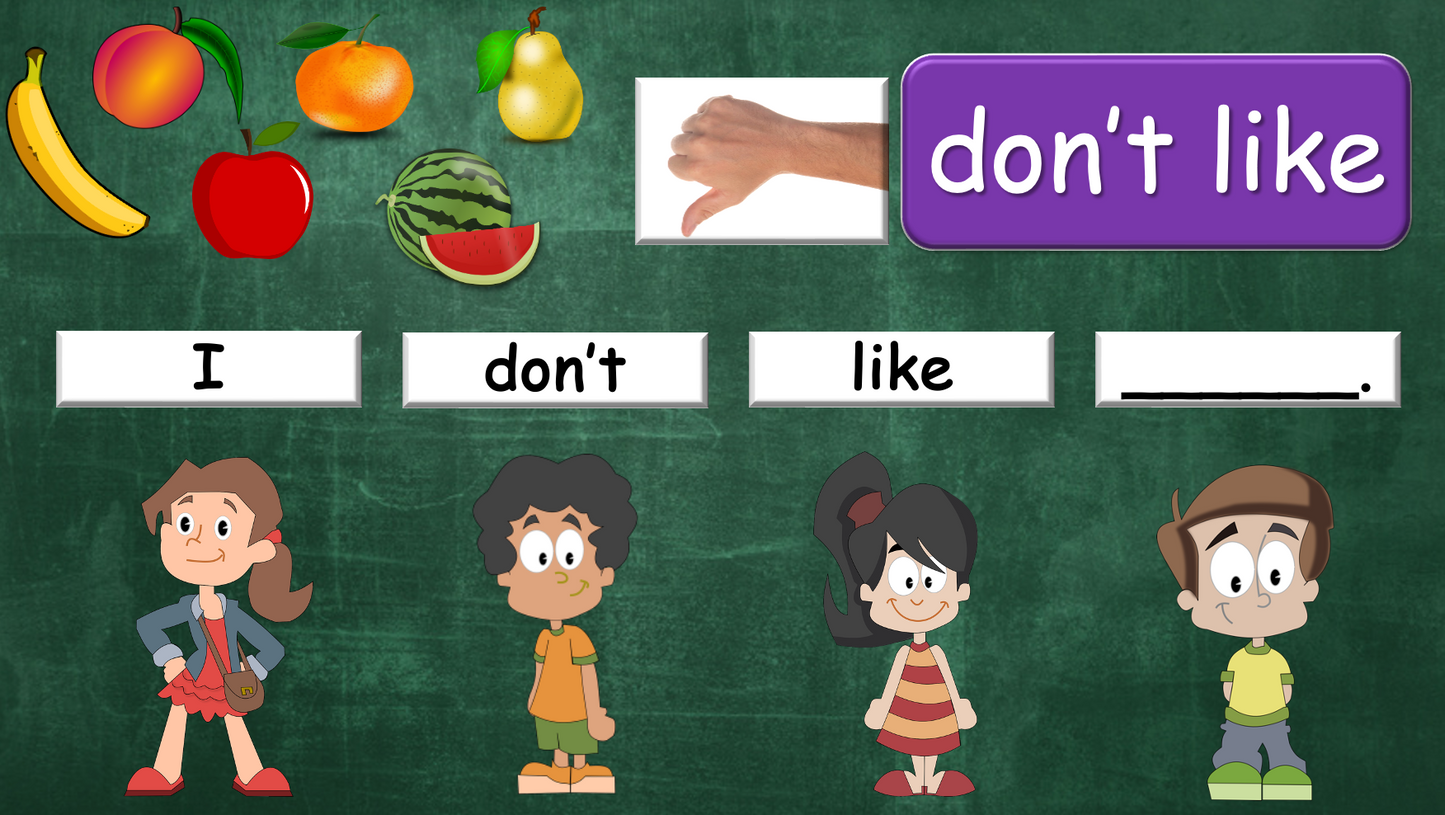 Grade 1 - Semester 1 - Week 14 - Food - ESL PowerPoint Lesson