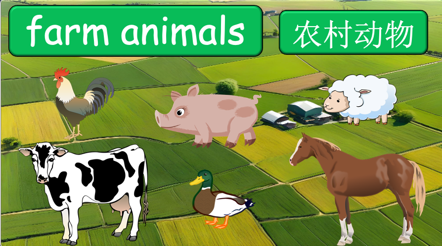 Grade 1-2 - ESL Lesson - On the Farm - Animal Sounds - PowerPoint Lesson