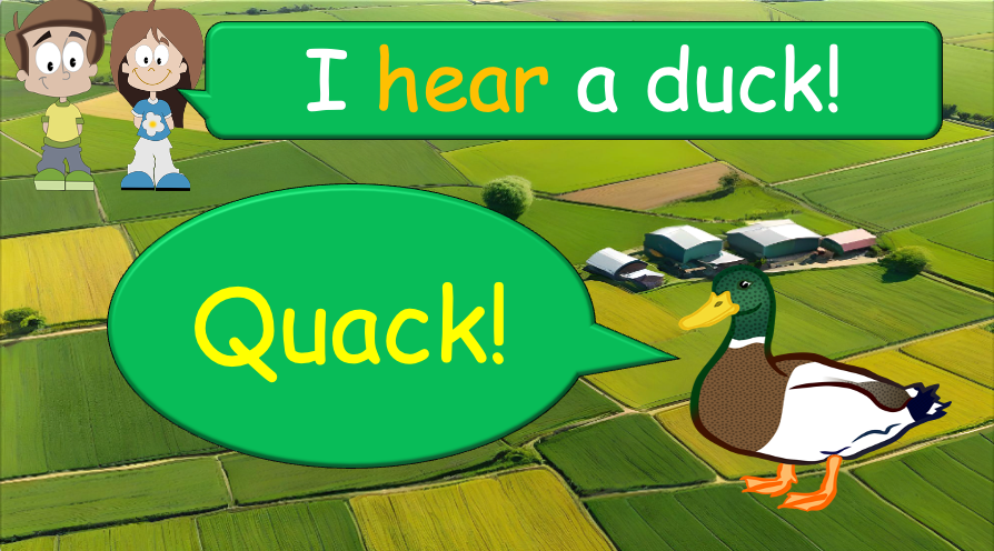 Grade 1-2 - ESL Lesson - On the Farm - Animal Sounds - PowerPoint Lesson