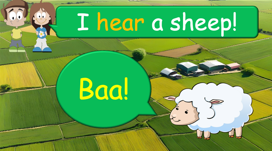 Grade 1-2 - ESL Lesson - On the Farm - Animal Sounds - PowerPoint Lesson