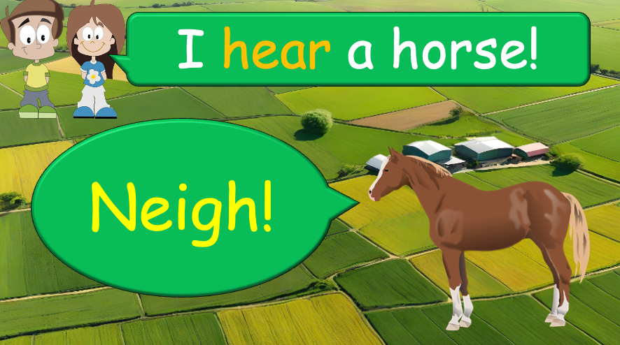 Grade 1-2 - ESL Lesson - On the Farm - Animal Sounds - PowerPoint Lesson