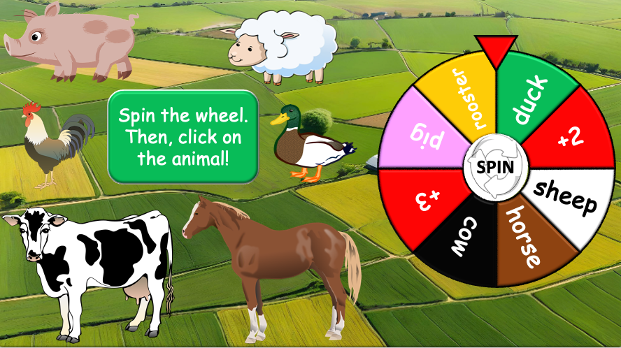 Grade 1-2 - ESL Lesson - On the Farm - Animal Sounds - PowerPoint Lesson